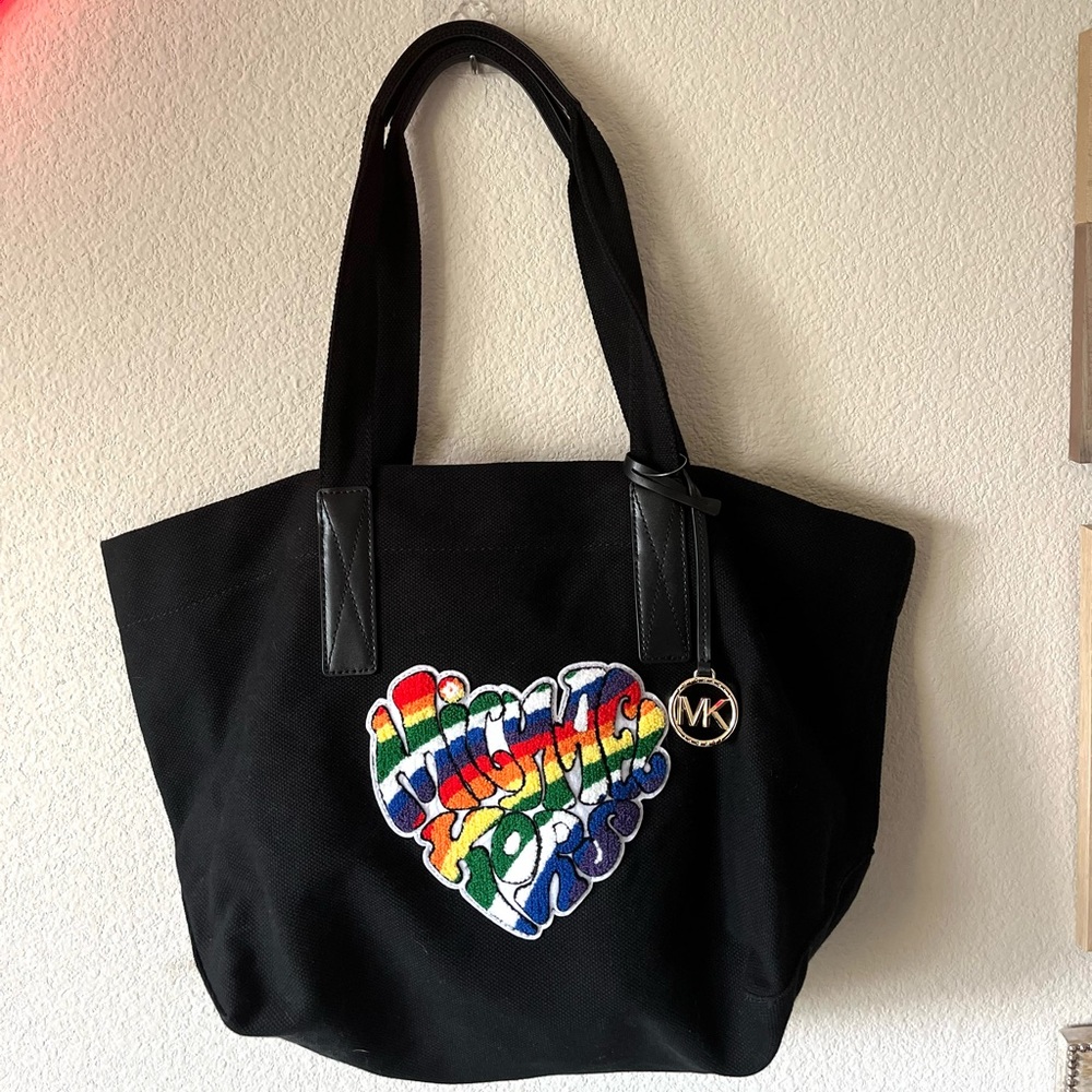 MICHAEL KORS The Michael Bag Pride Canvas Foldable Large Tote